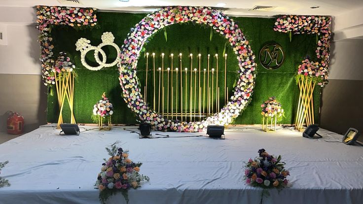Wedding and Reception Stage Decoration
